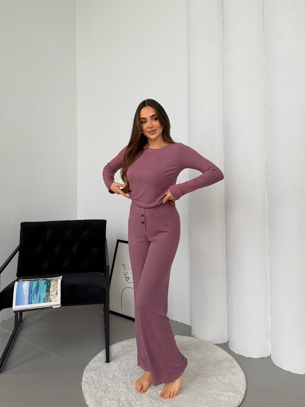 Modal Kumaş Pijama Takımı