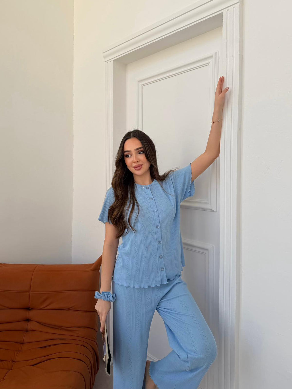 Slim Fit Kısa Kollu Pinterest Takım