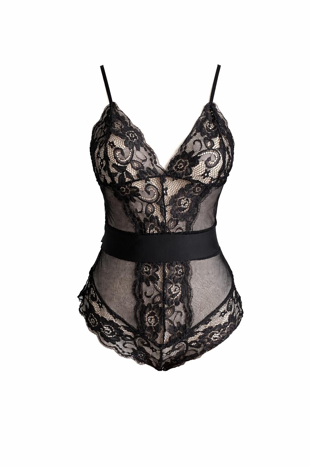 Anna Black Bodysuit