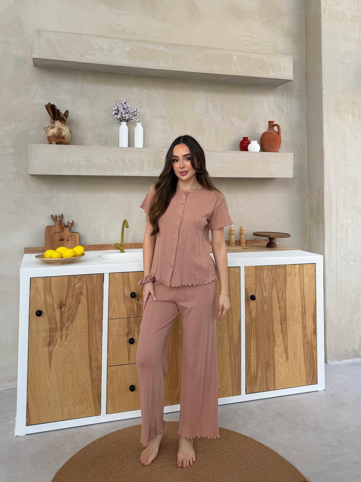 Slim Fit Kısa Kollu Pinterest Takım